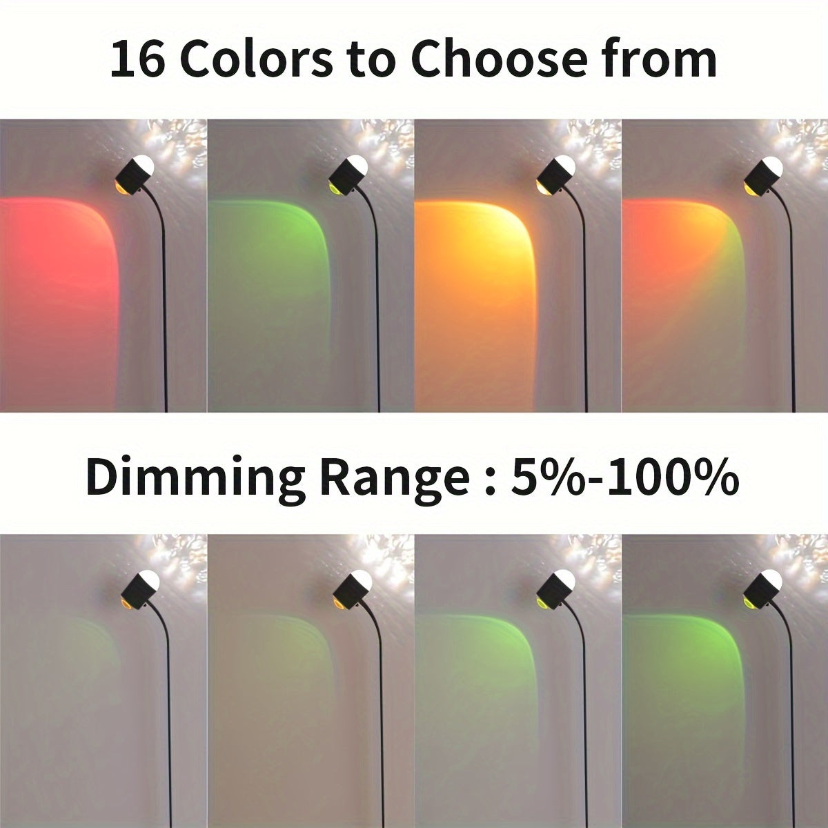 Transform Your Space with the 360° Adjustable Double-Headed Water Ripple Floor Lamp - Default Title
