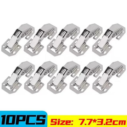 Royaleva 10 PCS Cabinet Hinges Soft-Close Hydraulic Design
