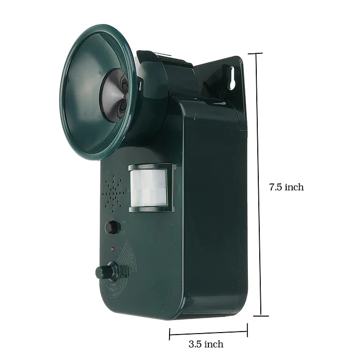 RoyaleGlow 5000sqft 9v Dc Ultra Sonic Cordless Pest Animal Repeller Outdoor Safely Repel Various Animal