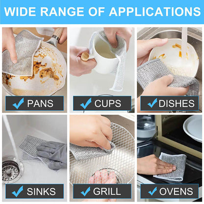 RoyaleGlow 20 Pcs Cleaning Cloths for Scratch-Free Shine