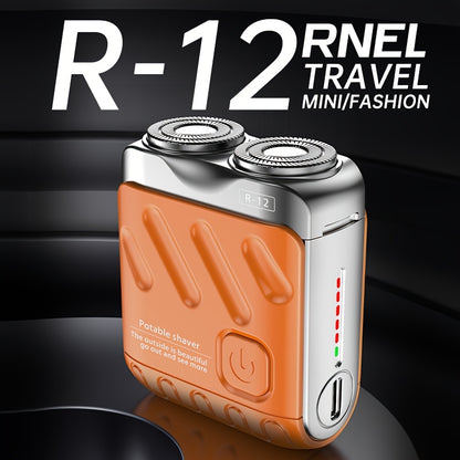 Royallure Portable Electric Shaver – USB Rechargeable Double Blade Floating Razor for Men