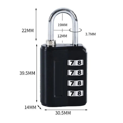 Royaleva Luggage Locks 4-Digit Code Weatherproof Secure