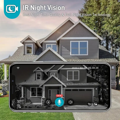 RoyaleGlow Wireless Wi-Fi Video Doorbell with 1080P HD