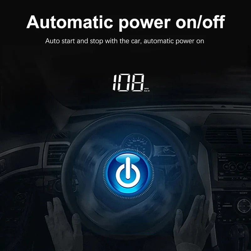 Luxora Digital Speedometer For Car With HD Projection