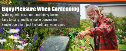 Royaleva Expandable Garden Hose With 10 Functions Spray Nozzle