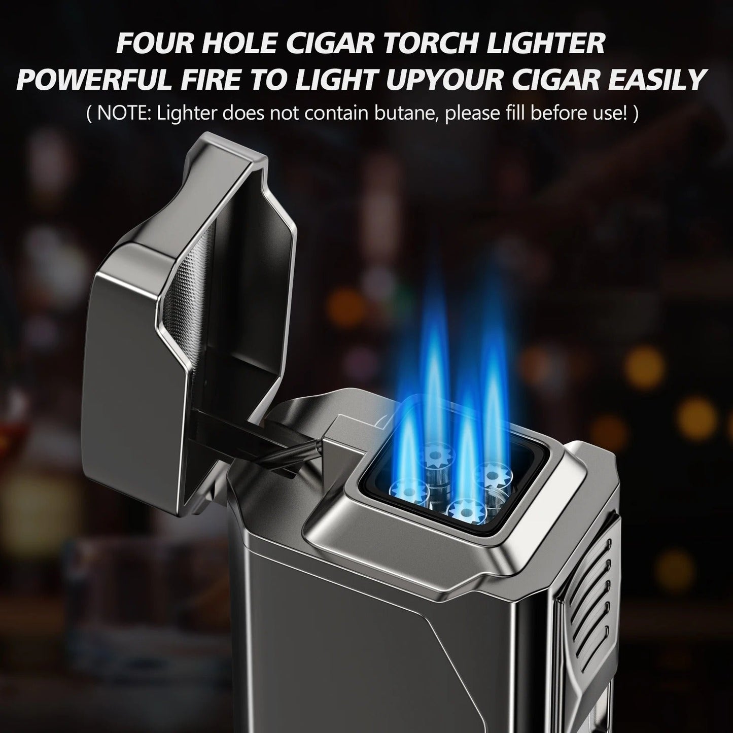 Royaleva Cigar Lighter And Cutter Combo Premium Set