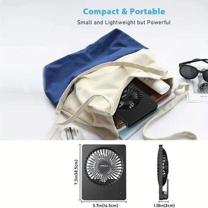 Luxora Ultra Quiet Small Desk Fan with 220 Degree Pivot