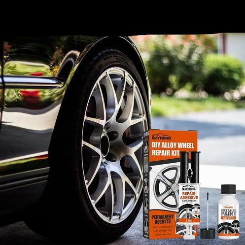 RoyaleGlow DIY Alloy Wheel Repair Kit - Rim Scrapes Scratches Remover