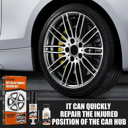 RoyaleGlow DIY Alloy Wheel Repair Kit - Rim Scrapes Scratches Remover