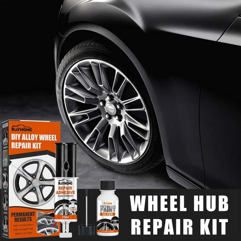 RoyaleGlow DIY Alloy Wheel Repair Kit - Rim Scrapes Scratches Remover