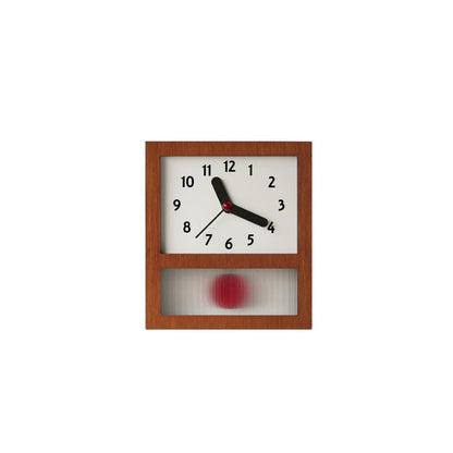 do-ma MCM Wooden Pendulum Table Wall Clock 0