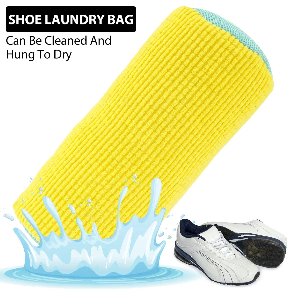 Royaleva 2Pcs Shoes Washing Bag for Laundry Bags