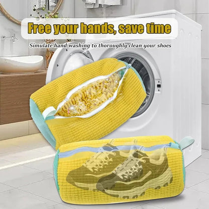 Royaleva 2Pcs Shoes Washing Bag for Laundry Bags