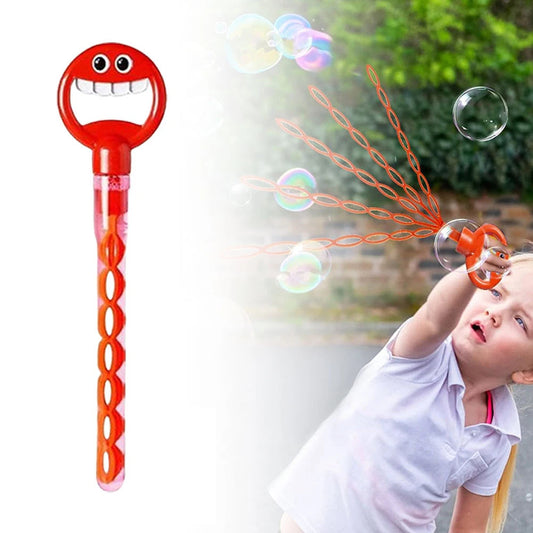 Royaleva 32 Hole Smiling Face Bubble Wand Random Color