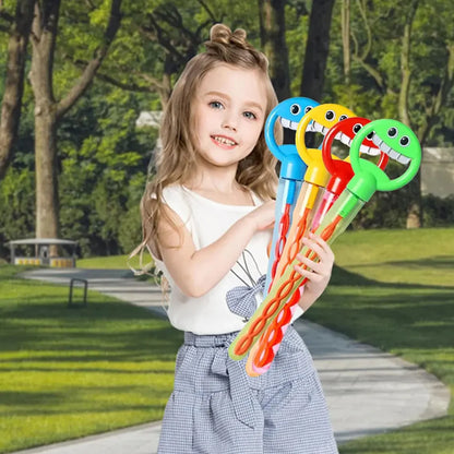 Royaleva 32 Hole Smiling Face Bubble Wand Random Color