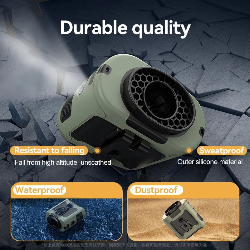 Royaleva 10000mAh Outdoor Portable Waist Fan for Cool Air