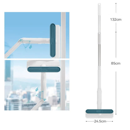 Royaleva Window Spray Mop Glass Cleaner for Streak-Free Shine