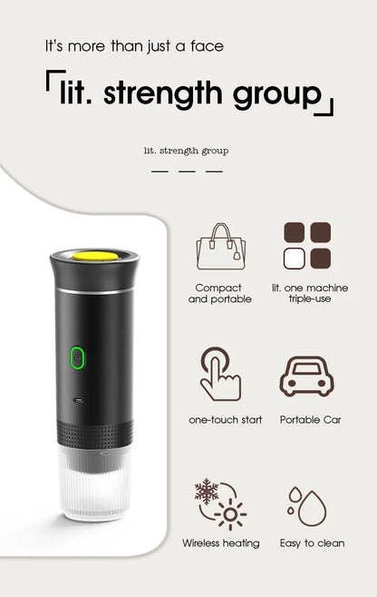 Royaleva Portable Coffee Maker Espresso Machine On-The-Go