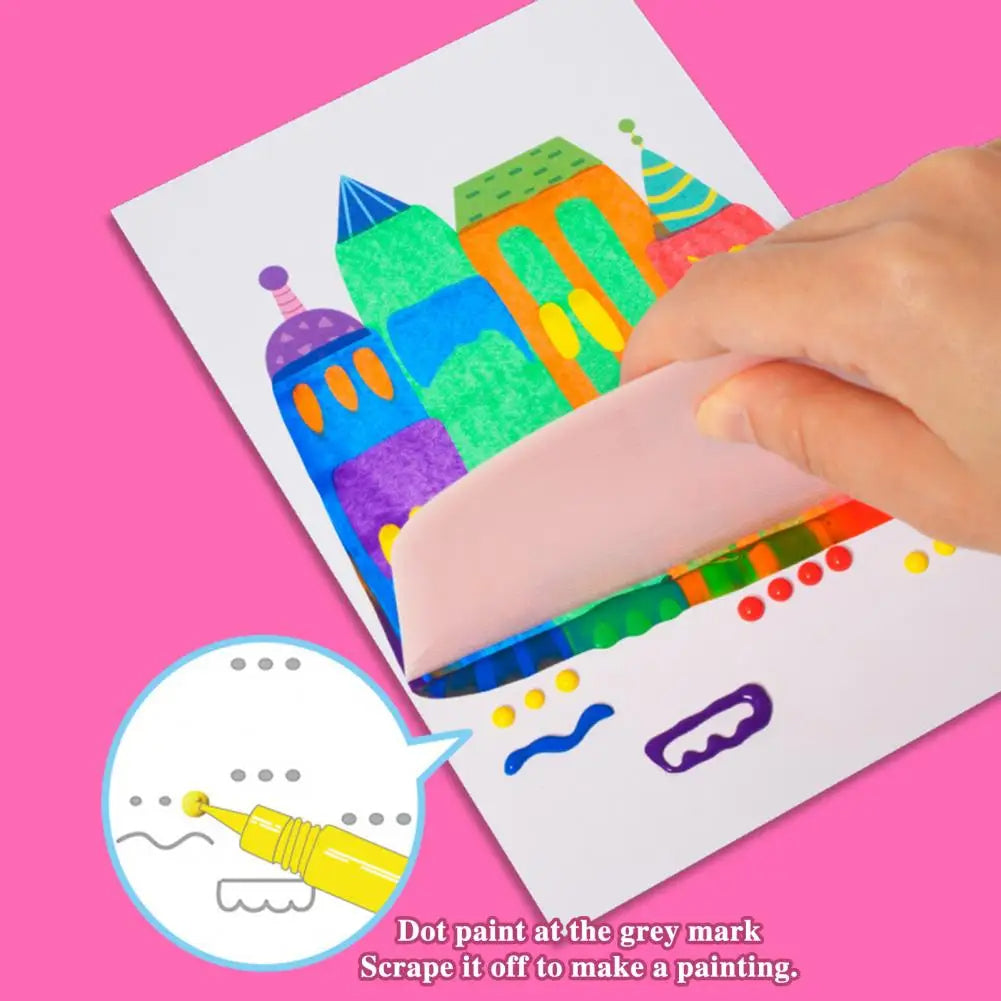 LuxRoyale Kids Squeegee Art Kit for Creative Play