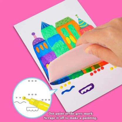 LuxRoyale Kids Squeegee Art Kit for Creative Play