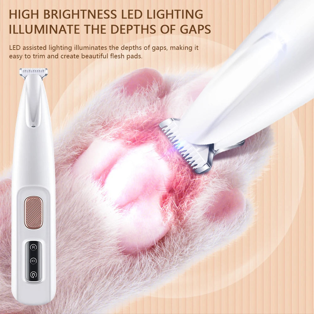 RoyaleGlow Portable Dog Paw Hair Trimmer for Easy Grooming