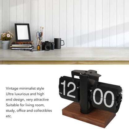 Royaleva Retro Flip Clock for Home and Office Decoration