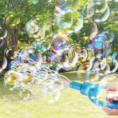 Royaleva 32 Hole Smiling Face Bubble Wand Random Color