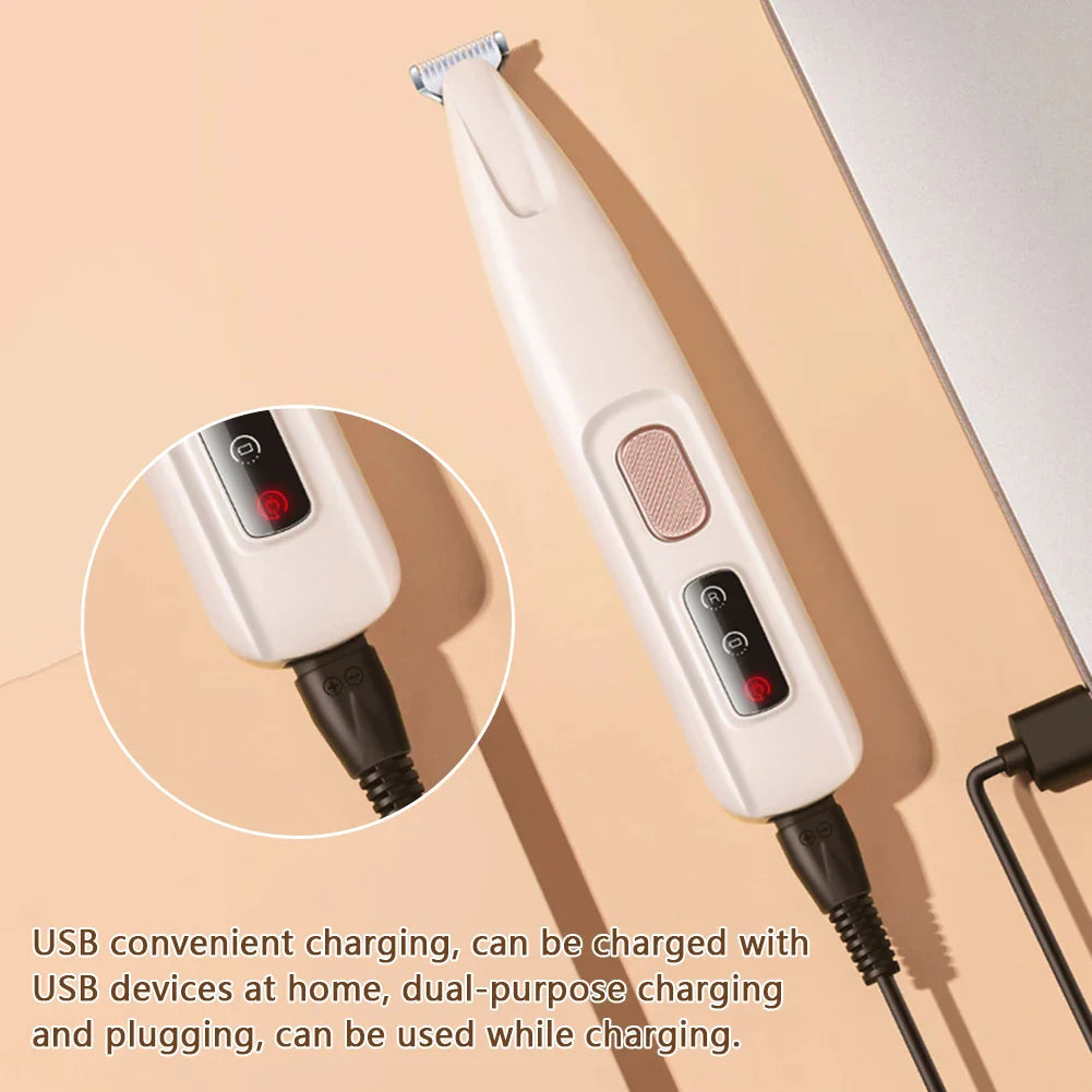 RoyaleGlow Portable Dog Paw Hair Trimmer for Easy Grooming
