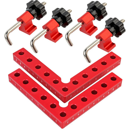 LuxRoyale 90° 120mm Woodworking Clamps for Precision Tasks