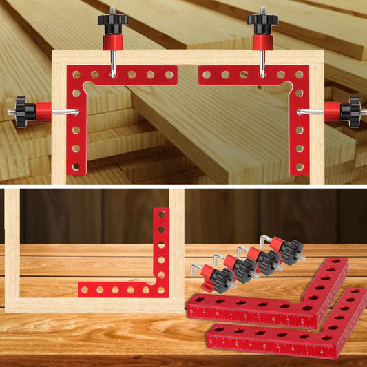 LuxRoyale 90° 120mm Woodworking Clamps for Precision Tasks