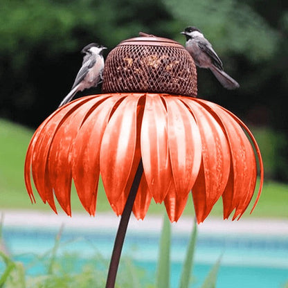 Royaleva Coneflower Bird Feeder for Your Garden 78x18cm