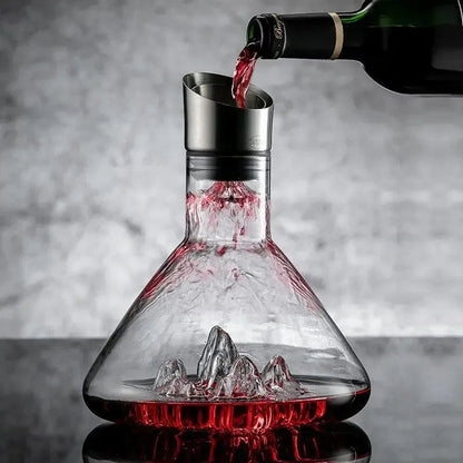 Luxora 1500ml Wine Decanter with Aerator for Flavor Enhancement