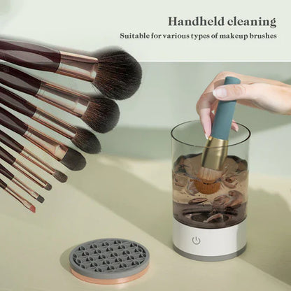 Royaleva 3-in-1 Cosmetic Brush Cleaner Machine - Electric Makeup Brush Cleaner Device