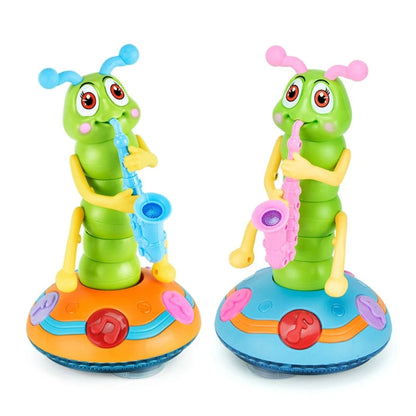 RoyaleGlow Musical Dancing Saxophone Caterpillar Toy