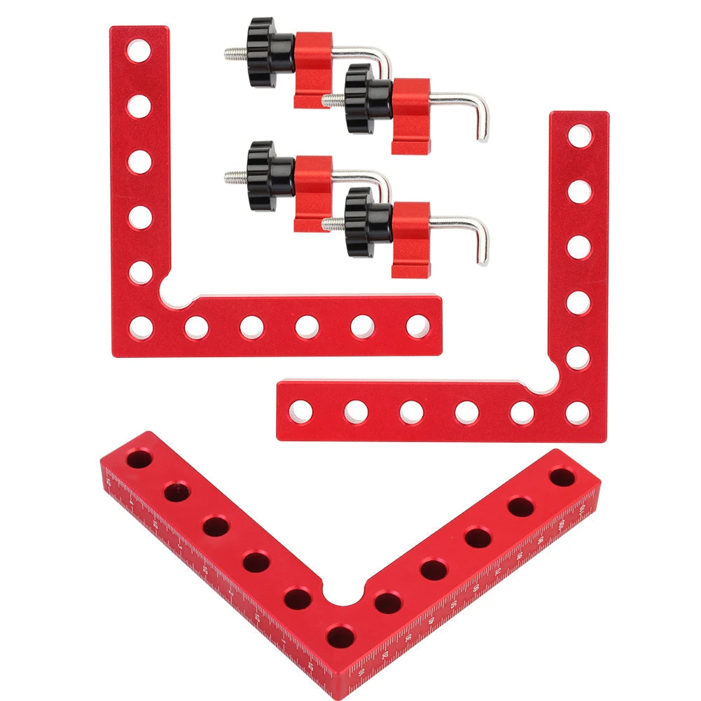 LuxRoyale 90° 120mm Woodworking Clamps for Precision Tasks