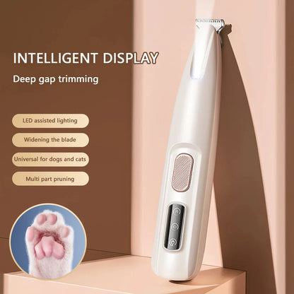 RoyaleGlow Portable Dog Paw Hair Trimmer for Easy Grooming