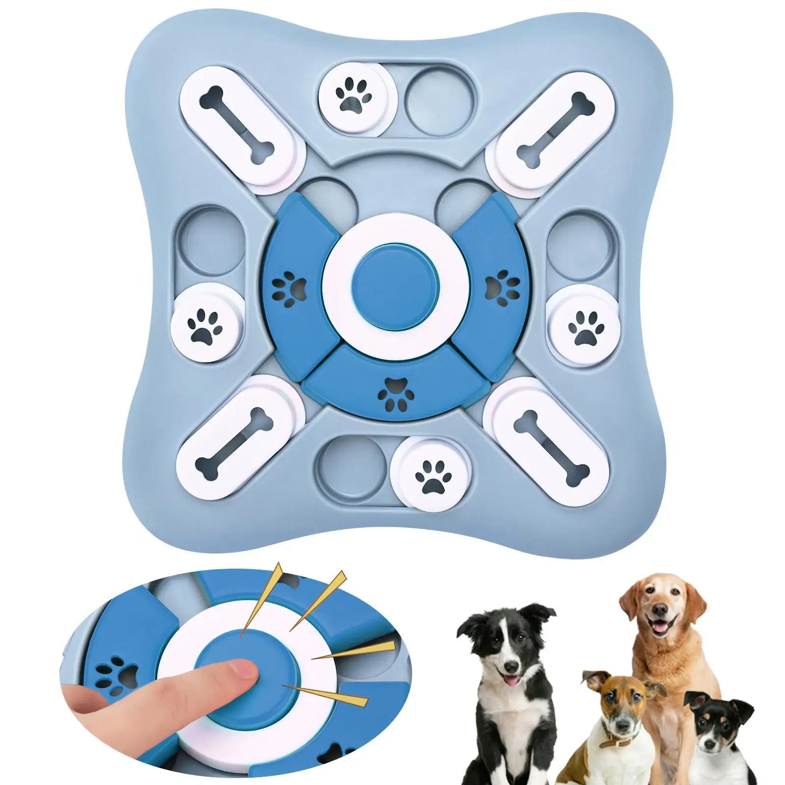 Royaleva Interactive Dog Toy Slow Feeder Puzzle Feeder