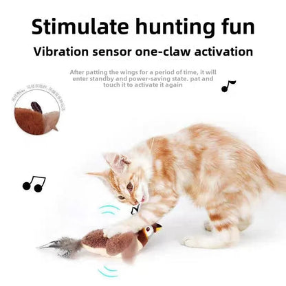 LuxRoyale Interactive Flapping Bird Cat Toy for Cats