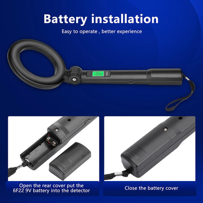 LuxRoyale High-Sensitivity Handheld Metal Detector Portable