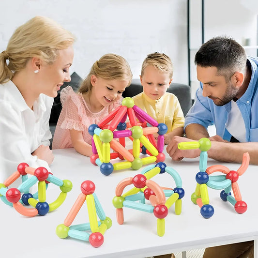 Luxora Magnetic Sticks Building Blocks Montessori Toys