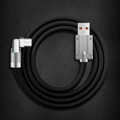 RoyaleGlow 180° Rotating Fast Charge Cable 1.2M Length