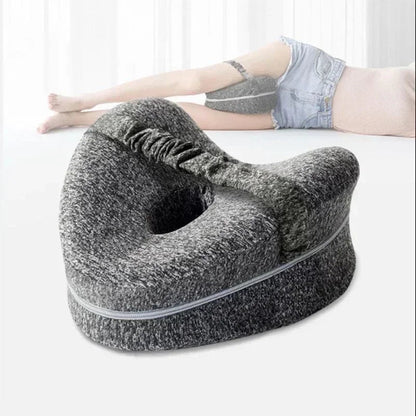 RoyaleGlow Orthopedic Memory Cotton Leg Pillow for Comfort