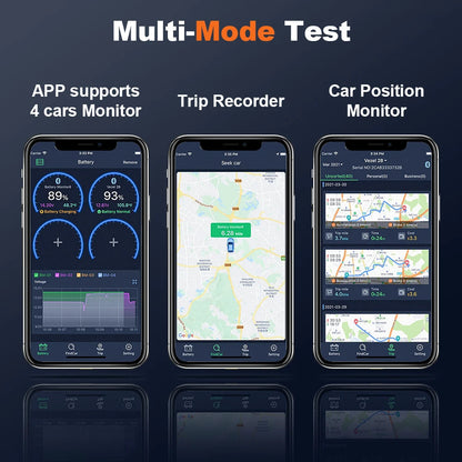 Luxora Car Battery Tester with Bluetooth Monitoring Tool