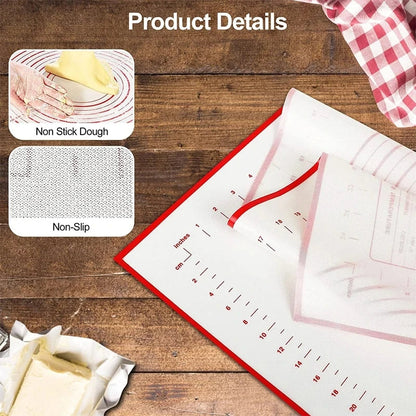 Royaleva 80x60cm Silicone Baking Mat for Easy Baking