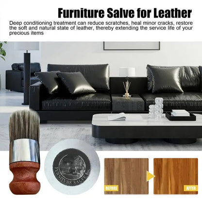 Luxora 120ml Leather Furniture Salve Set for Restoration