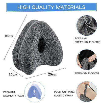 RoyaleGlow Orthopedic Memory Cotton Leg Pillow for Comfort