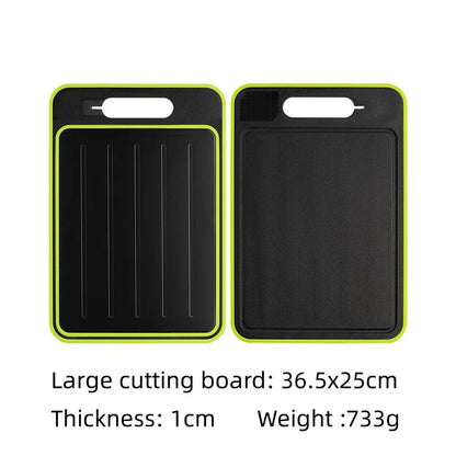 Royaleva 4-in-1 Cutting Board with Thawing Tray and Knife Sharpener
