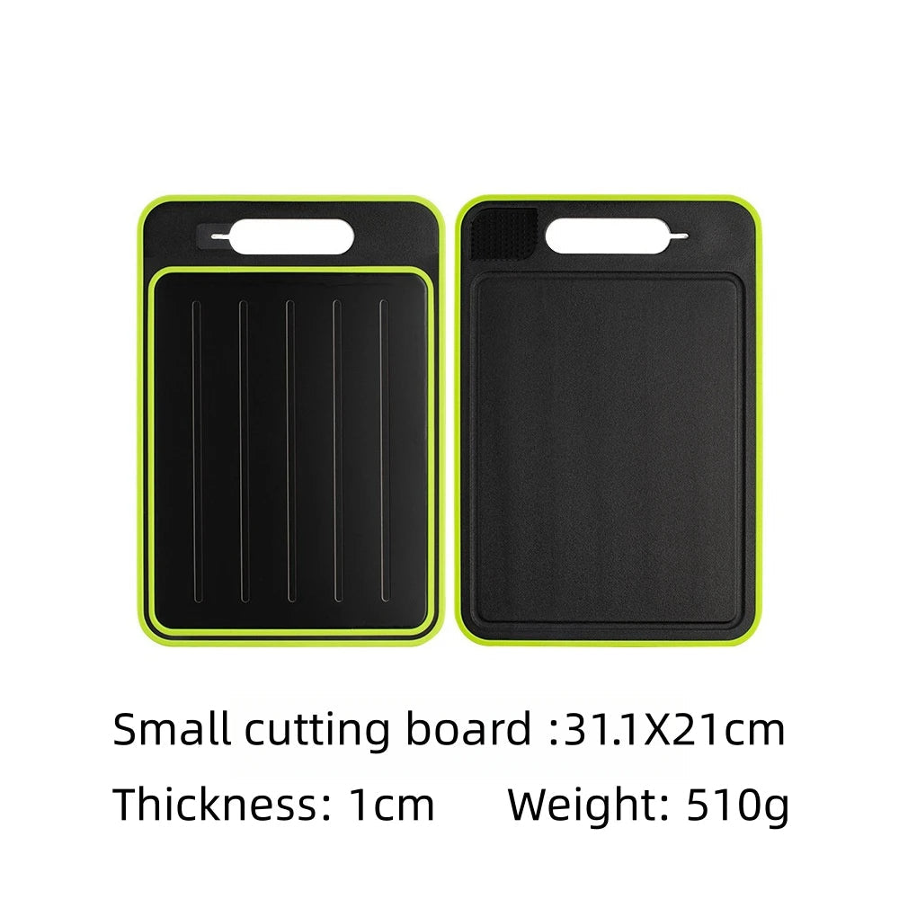 Royaleva 4-in-1 Cutting Board with Thawing Tray and Knife Sharpener