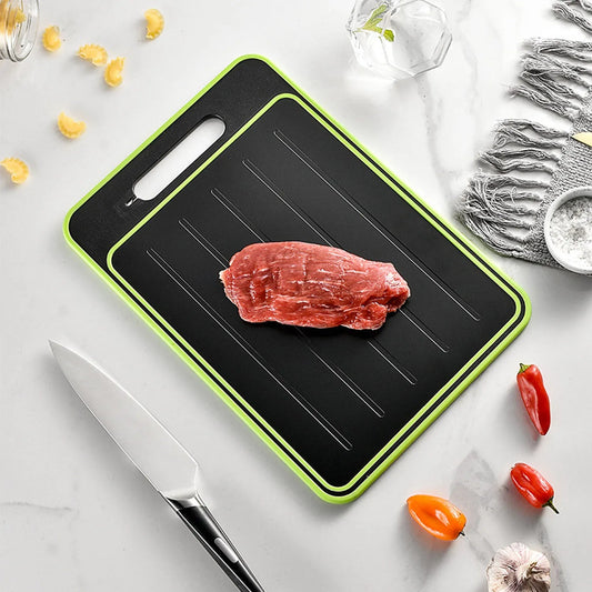 Royaleva 4-in-1 Cutting Board with Thawing Tray and Knife Sharpener
