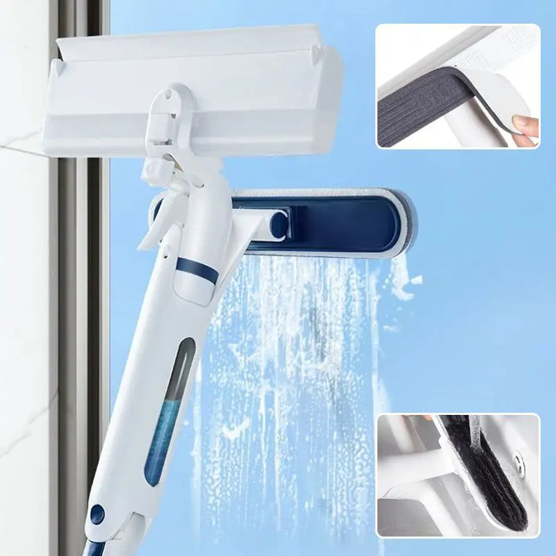 Royaleva Window Spray Mop Glass Cleaner for Streak-Free Shine